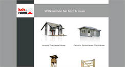 Desktop Screenshot of holzundraum.de
